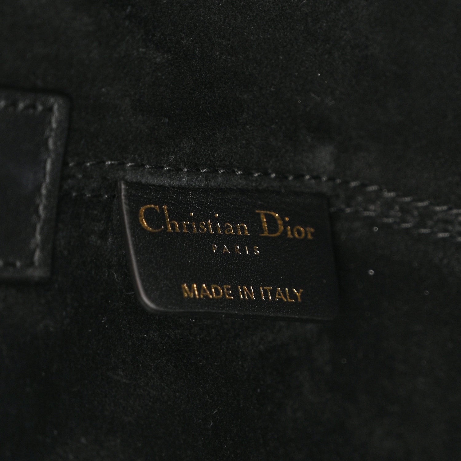 Christian Dior Calfskin Macrocannage Small Toujours  Black 7 of 13