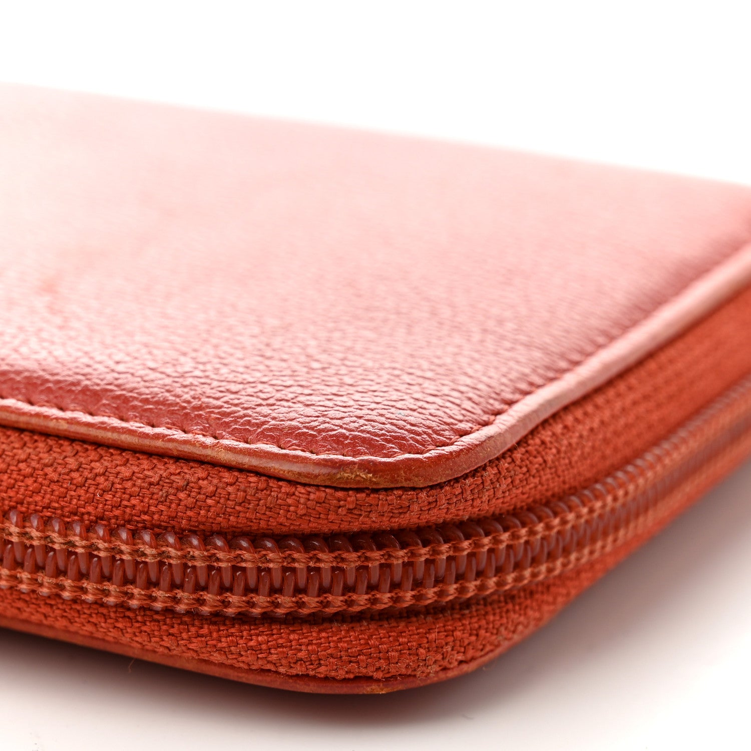 Chanel Calfskin Camelia Foil Zip Around Wallet Red 12 of 12
