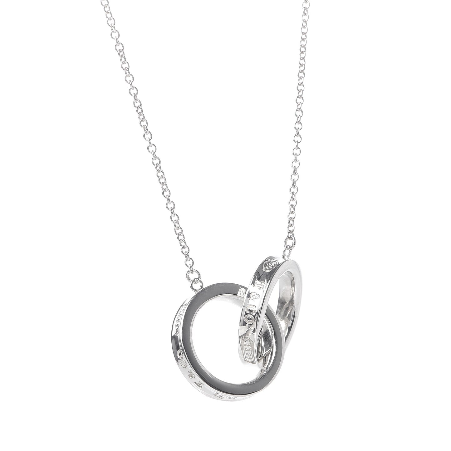 Sterling Silver 1837 Interlocking Circles Pendant Necklace