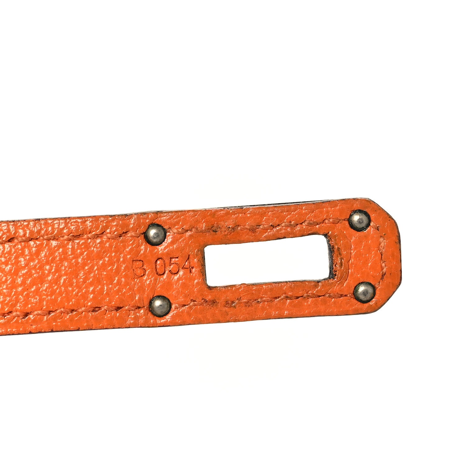 Hermes Chevre Mysore Kelly Longue Wallet Orange 7 of 12