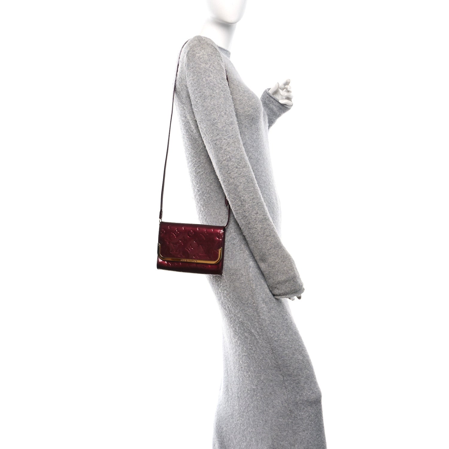 Louis Vuitton Vernis Rossmore PM Amarante 2 of 11
