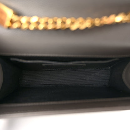 Saint Laurent Grain De Poudre Small Monogram Kate Satchel Eather 5 of 10