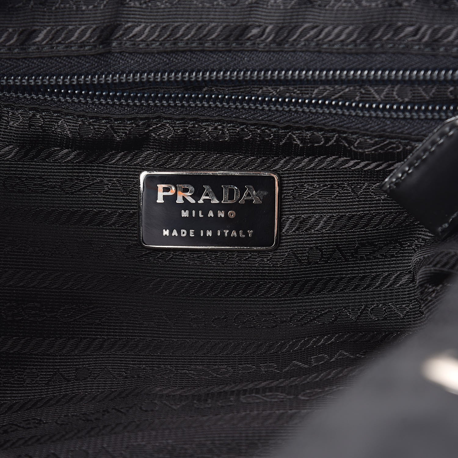 Prada Nylon Vela Medium Backpack Black 6 of 9