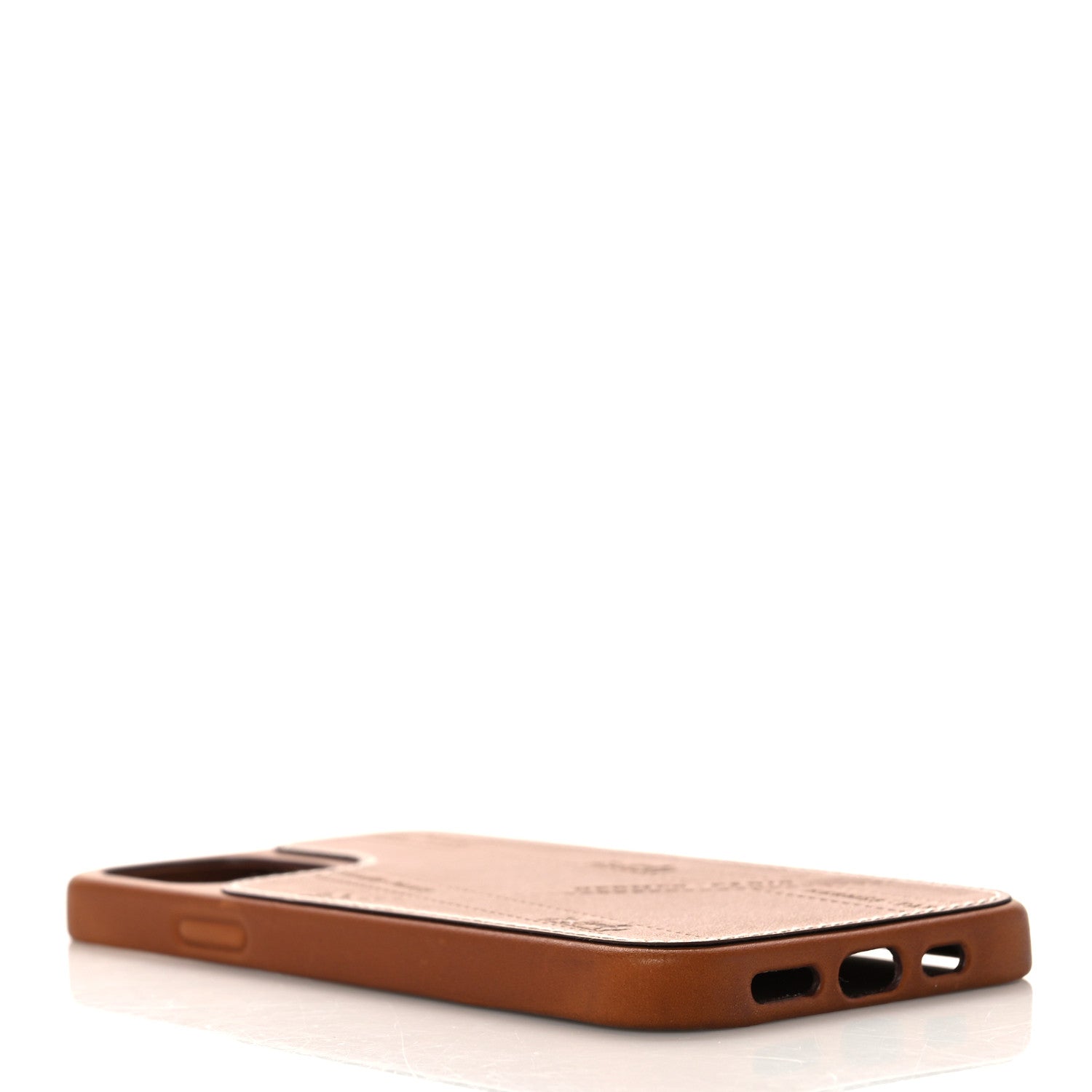 Hermes Barenia Bolduc iPhone 12/12 Pro Case Fauve 4 of 6