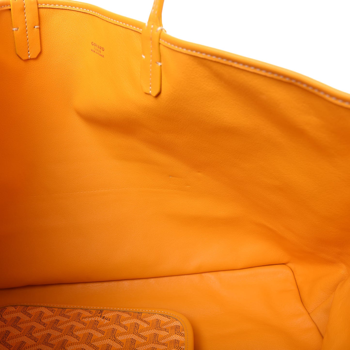 Goyardine Reversible Anjou PM Yellow