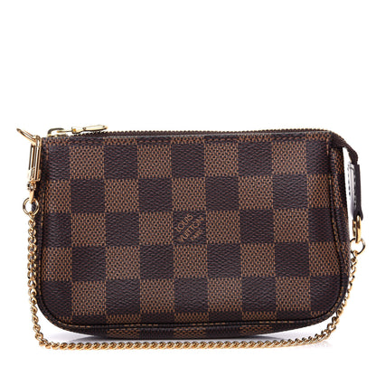 Louis Vuitton Damier Ebene Mini Pochette Accessories 1 of 11
