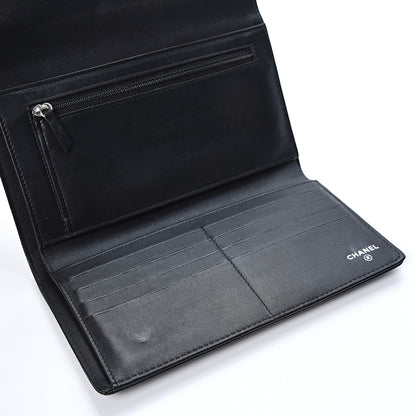 Chanel Caviar Timeless CC Large Gusset Flap Wallet Black 4 of 12