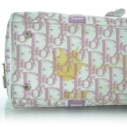 Christian Dior Monogram Girly Boston Bag Pink 6 of 12