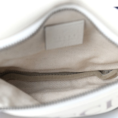 Gucci Grained Calfskin Small Logo Belt Bag White 5 of 9