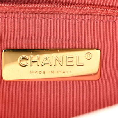 Chanel Lambskin Quilted Medium Chanel 19 Flap White 7 of 10