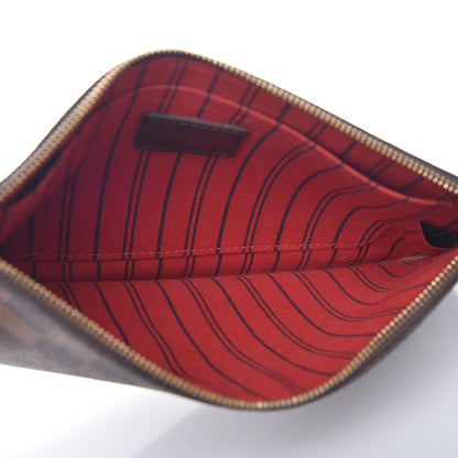 Louis Vuitton Damier Ebene Neverfull MM GM Pochette 8 of 11