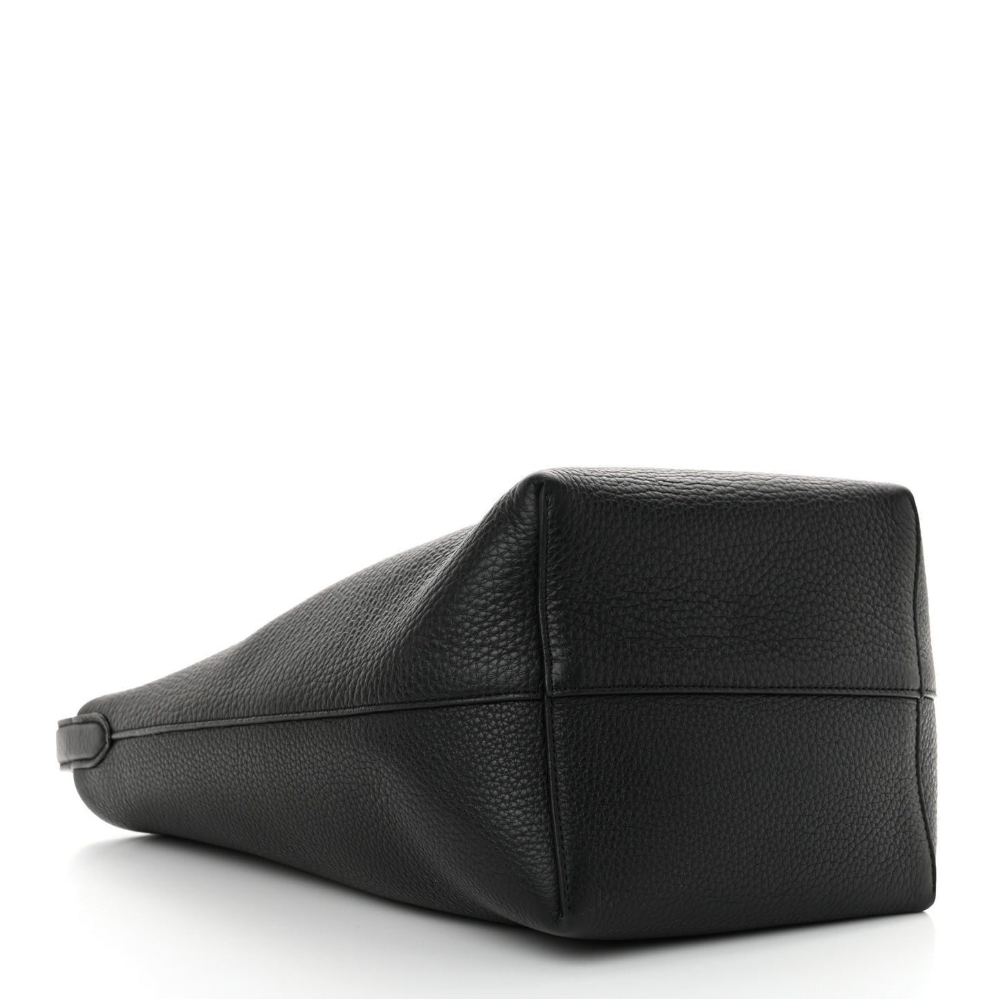 Grained Calfskin Medium N/S Park Tote Black