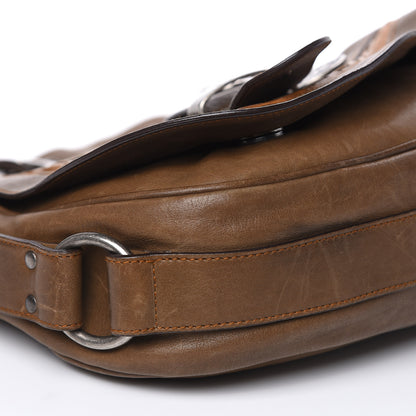 Christian Dior Calfskin Medium Gaucho Double Saddle Brown 8 of 19