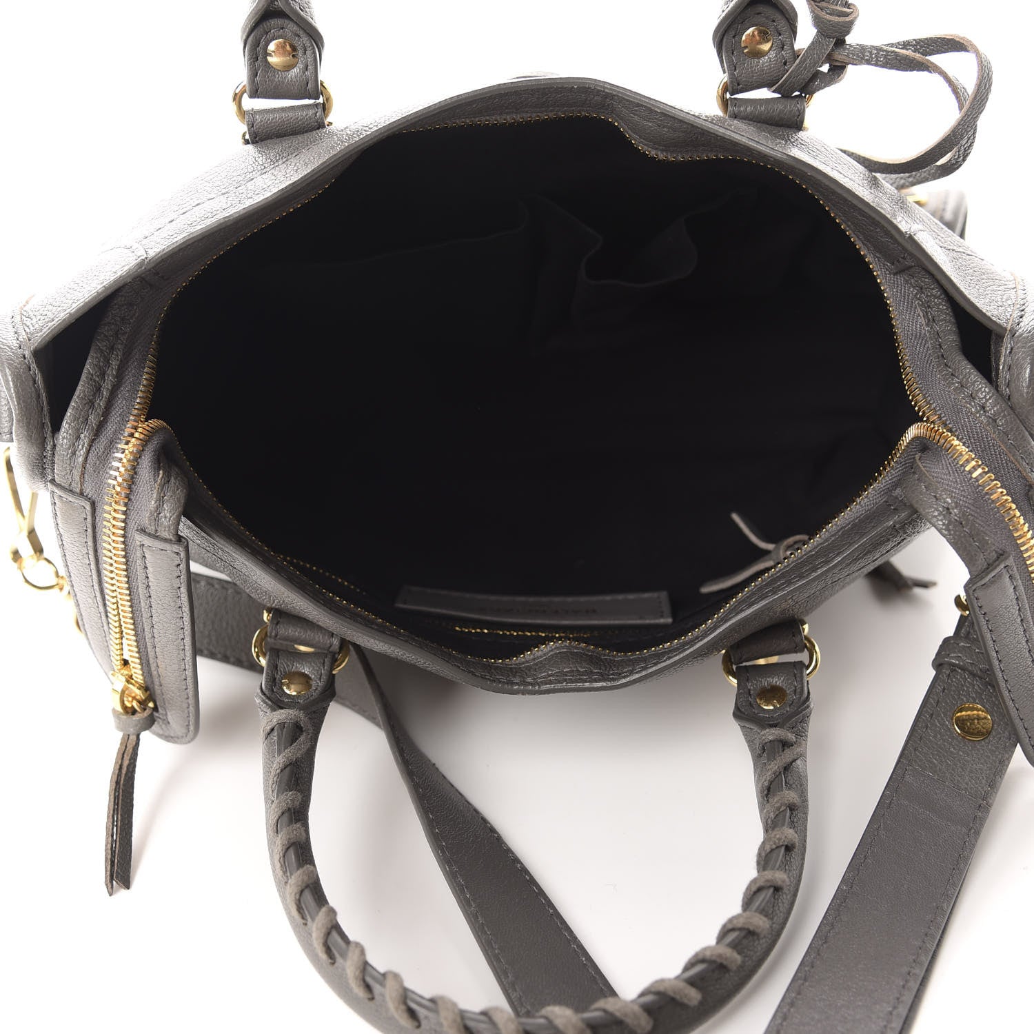 Balenciaga Chevre Gold Metallic Edge Hardware S City Gris Acier 5 of 10