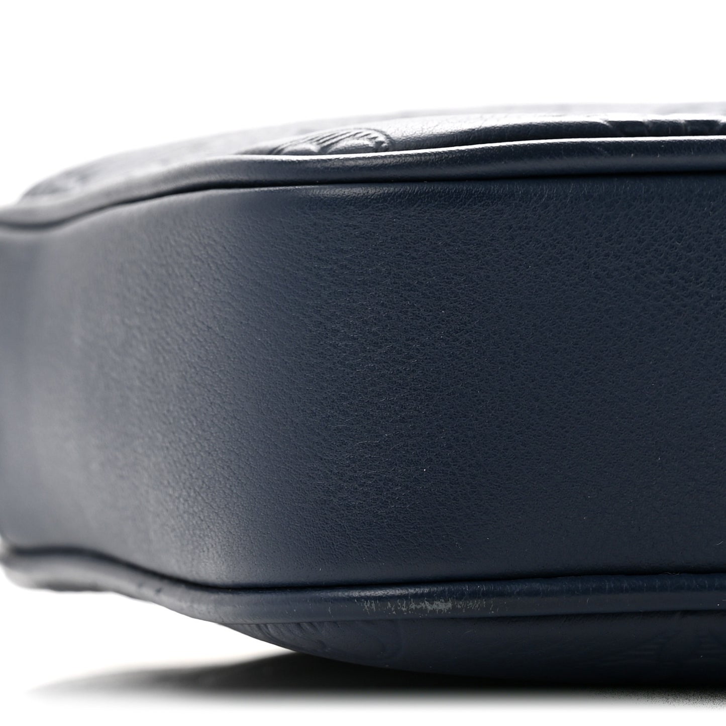 Calfskin Monogram Shadow Trio Messenger Navy