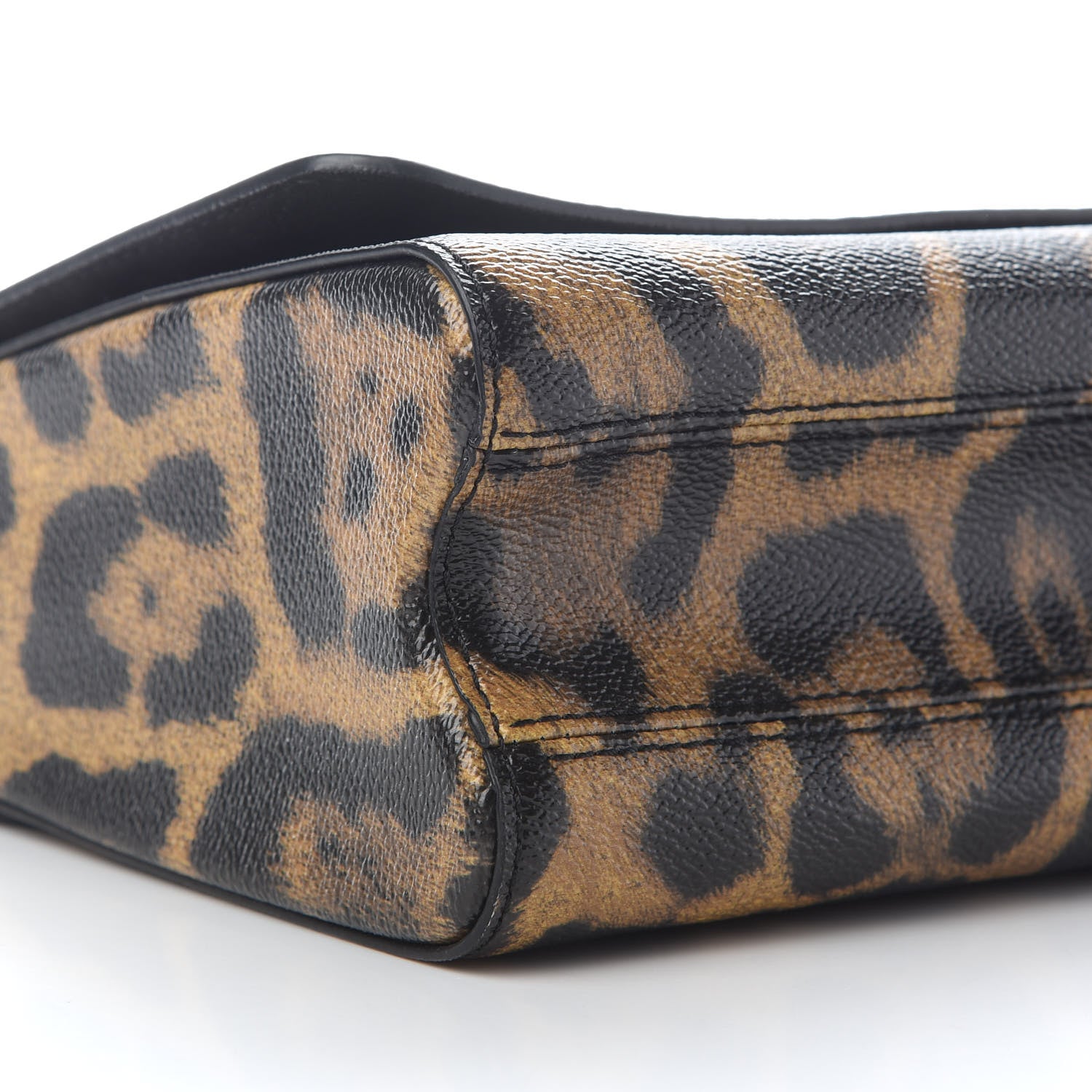 Louis Vuitton Calfskin Wild Animal Print Twist Shoulder Bag MM 8 of 9