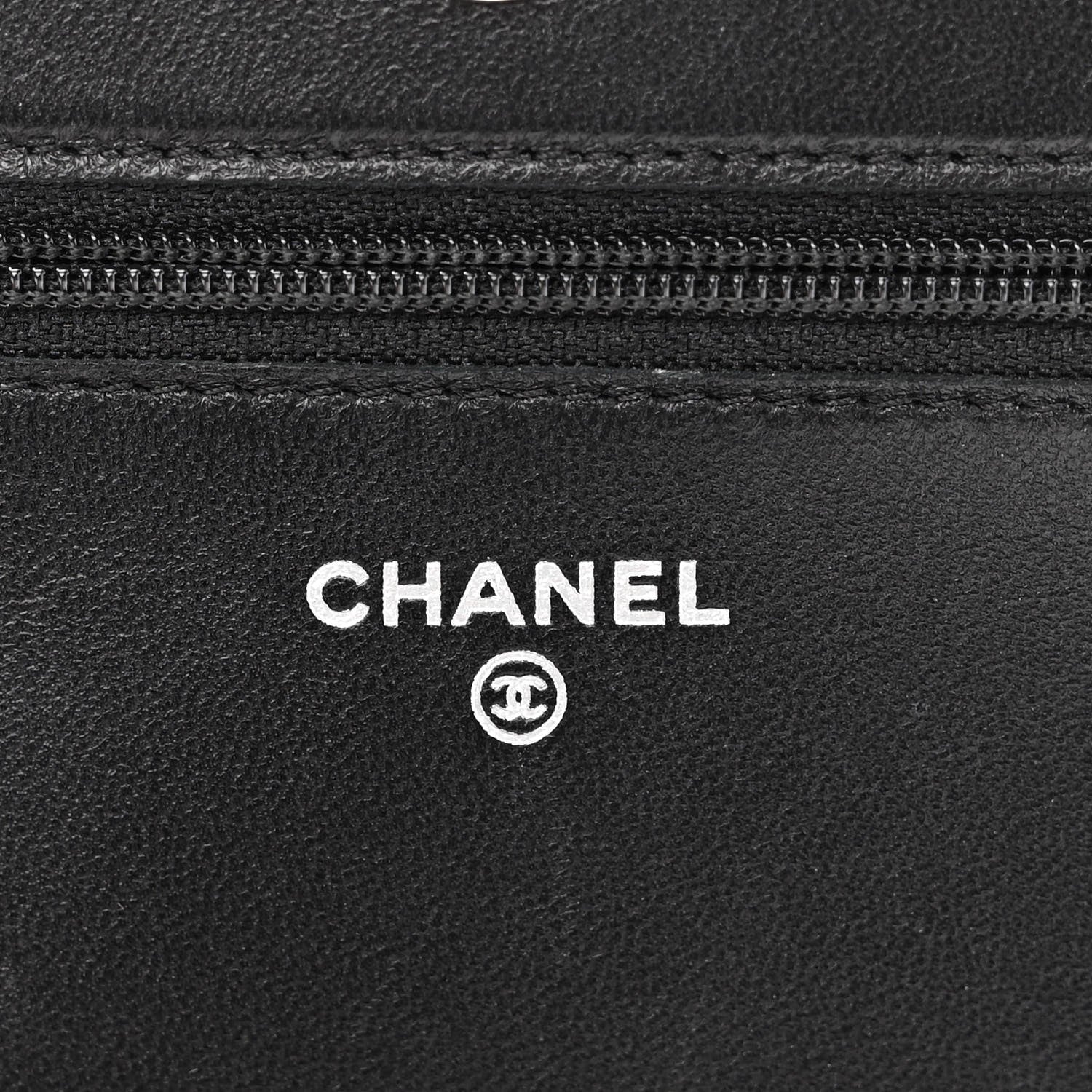 Chanel Lambskin Quilted Boy Wallet On Chain WOC Black 6 of 12