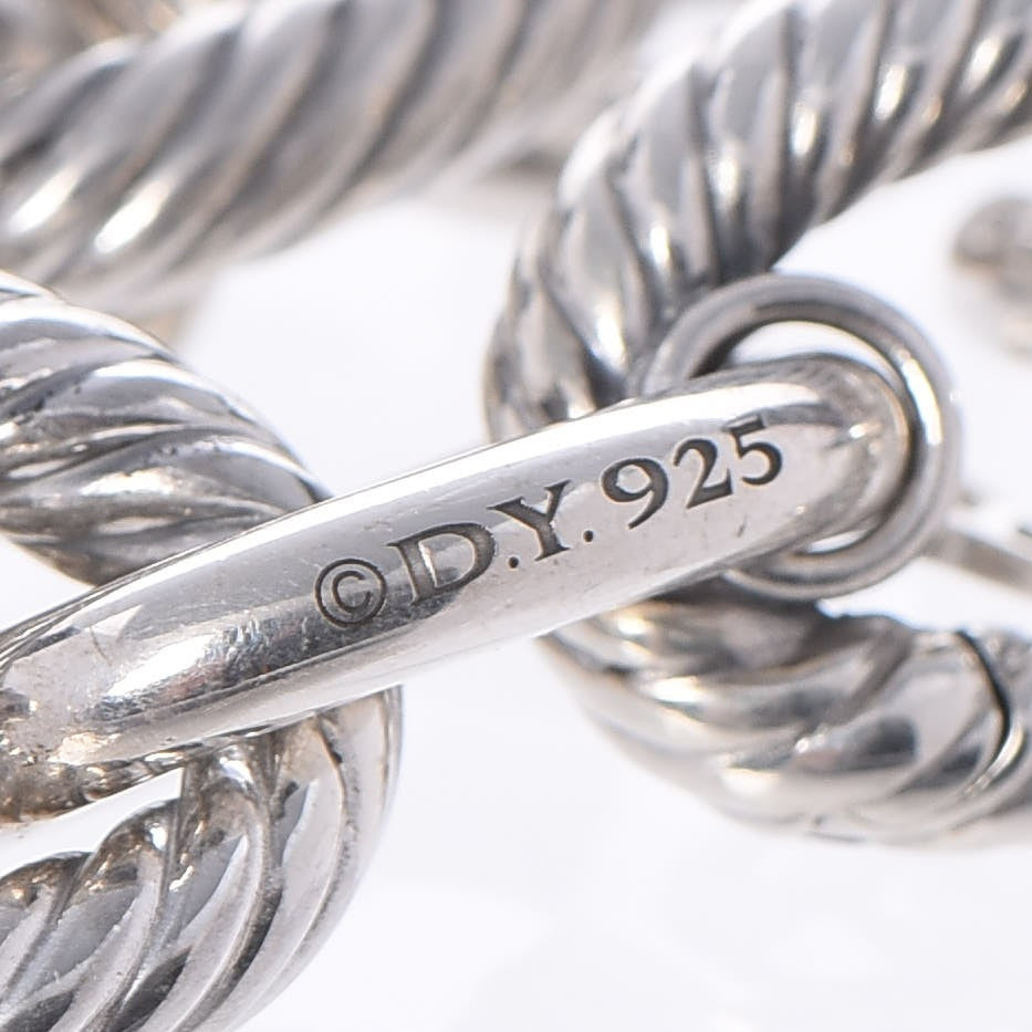 Sterling Silver 17mm Extra Large Oval Link Bracelet