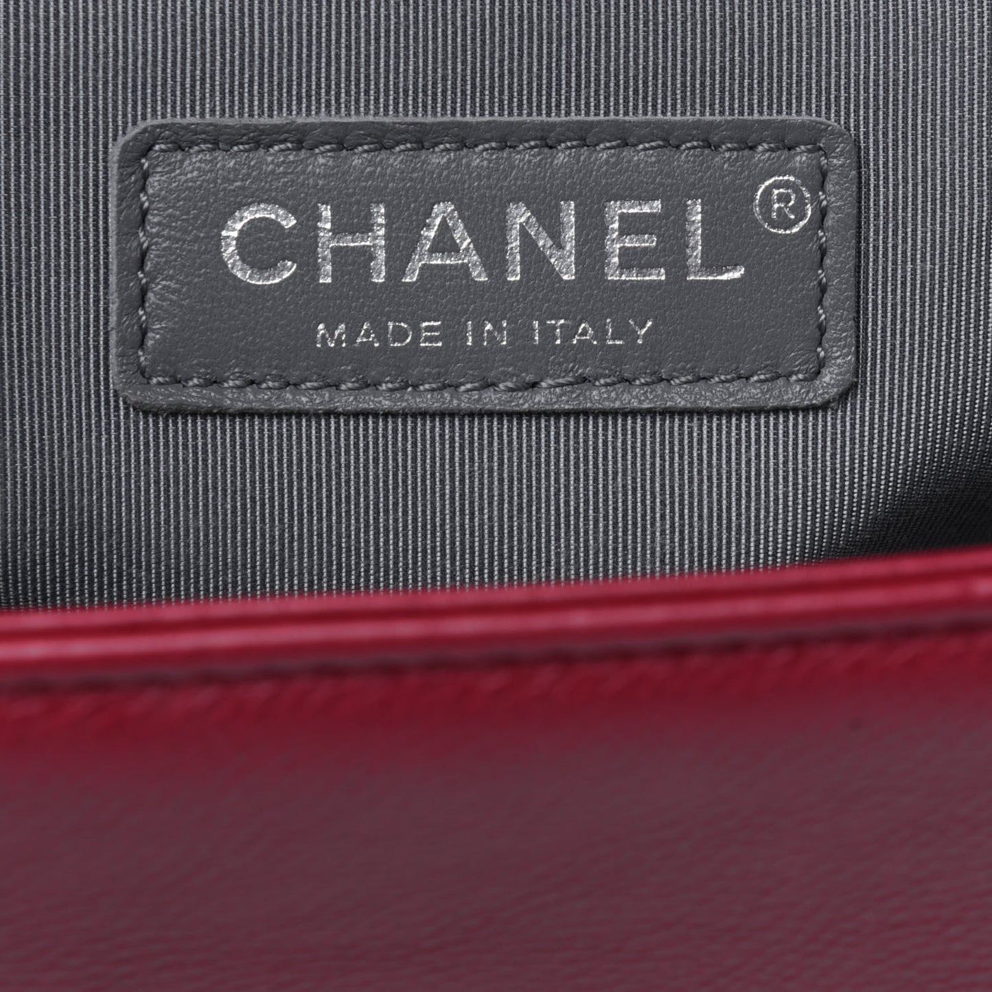 Calfskin Stitched New Medium Boy Flap Red