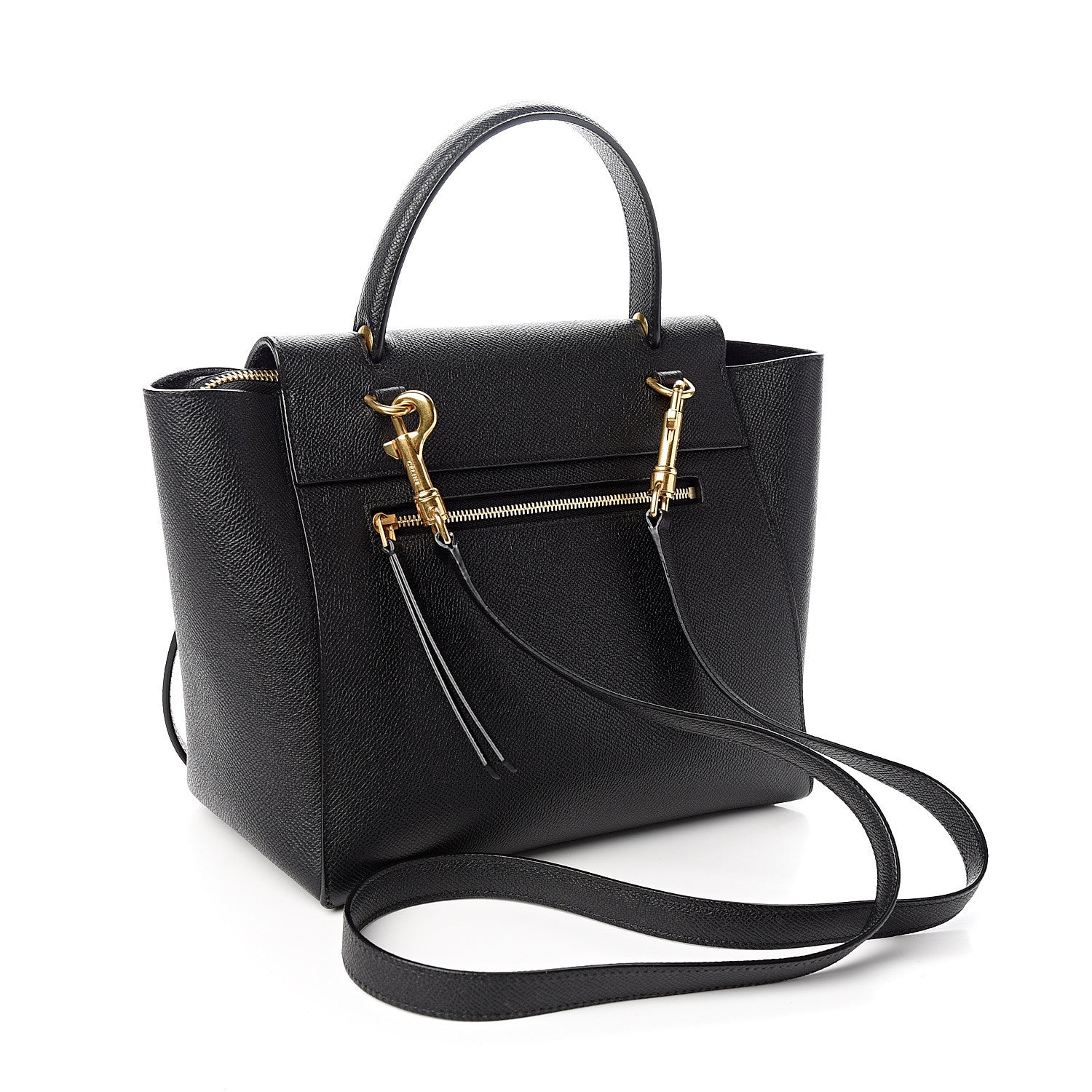 Celine Baby Grained Calfskin Micro Belt Bag Black 2 of 8