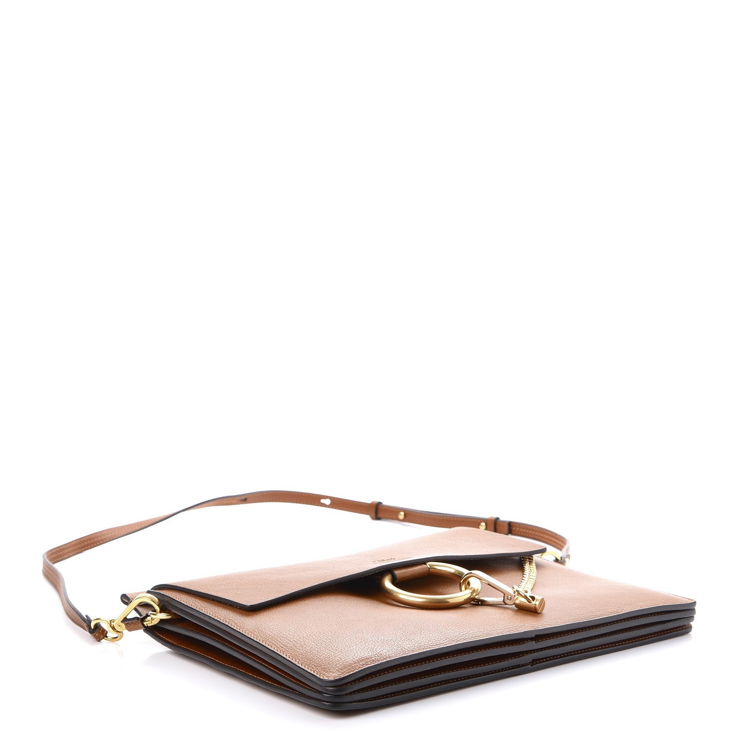 Chloe Goatskin Medium Faye Shoulder Bag Caramel 4 of 7