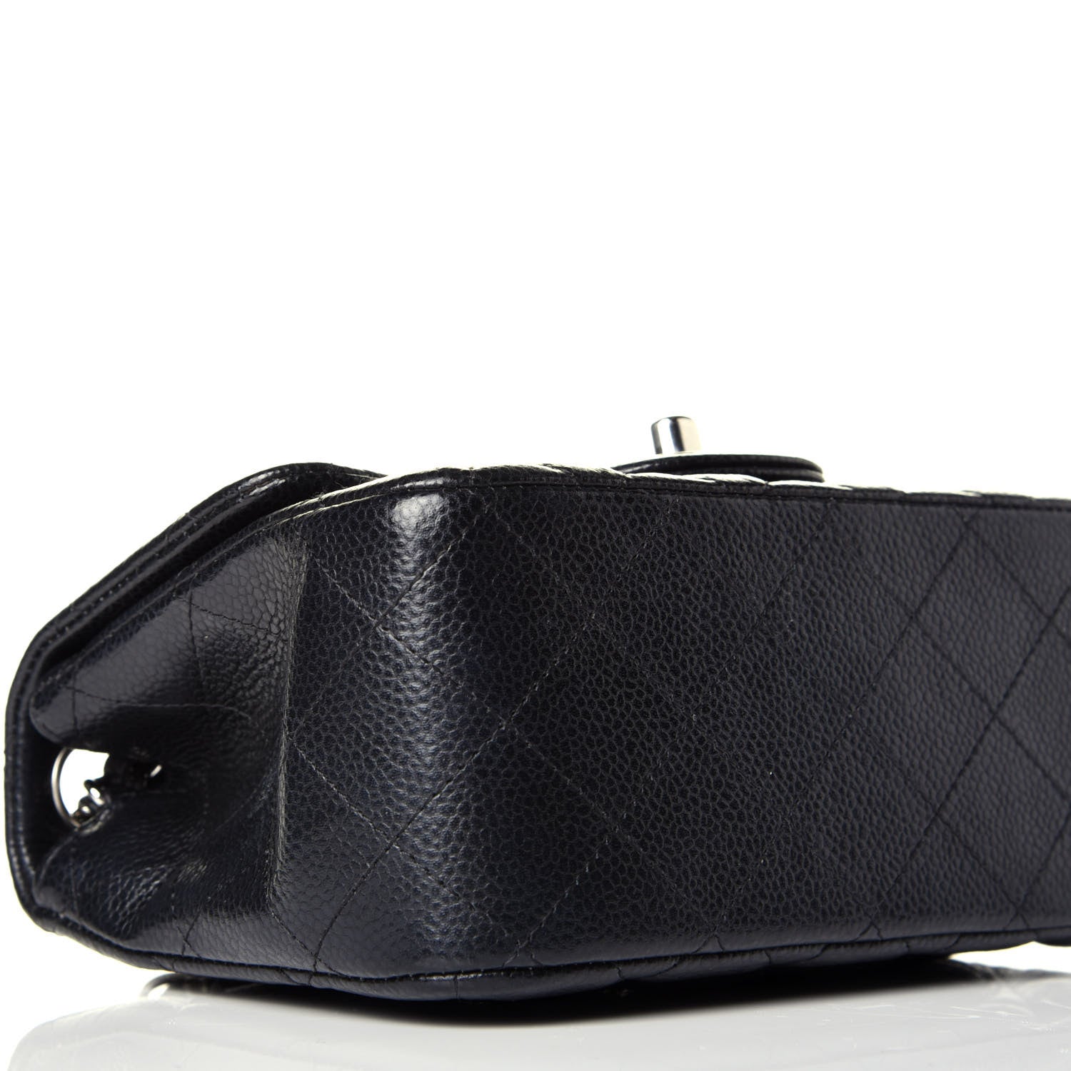 Chanel Caviar Quilted Mini Square Flap Black 8 of 9