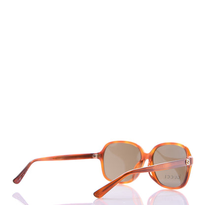 Gucci Acetate Square Frame Sunglasses GG 3834/F/S Tortoise 4 of 8