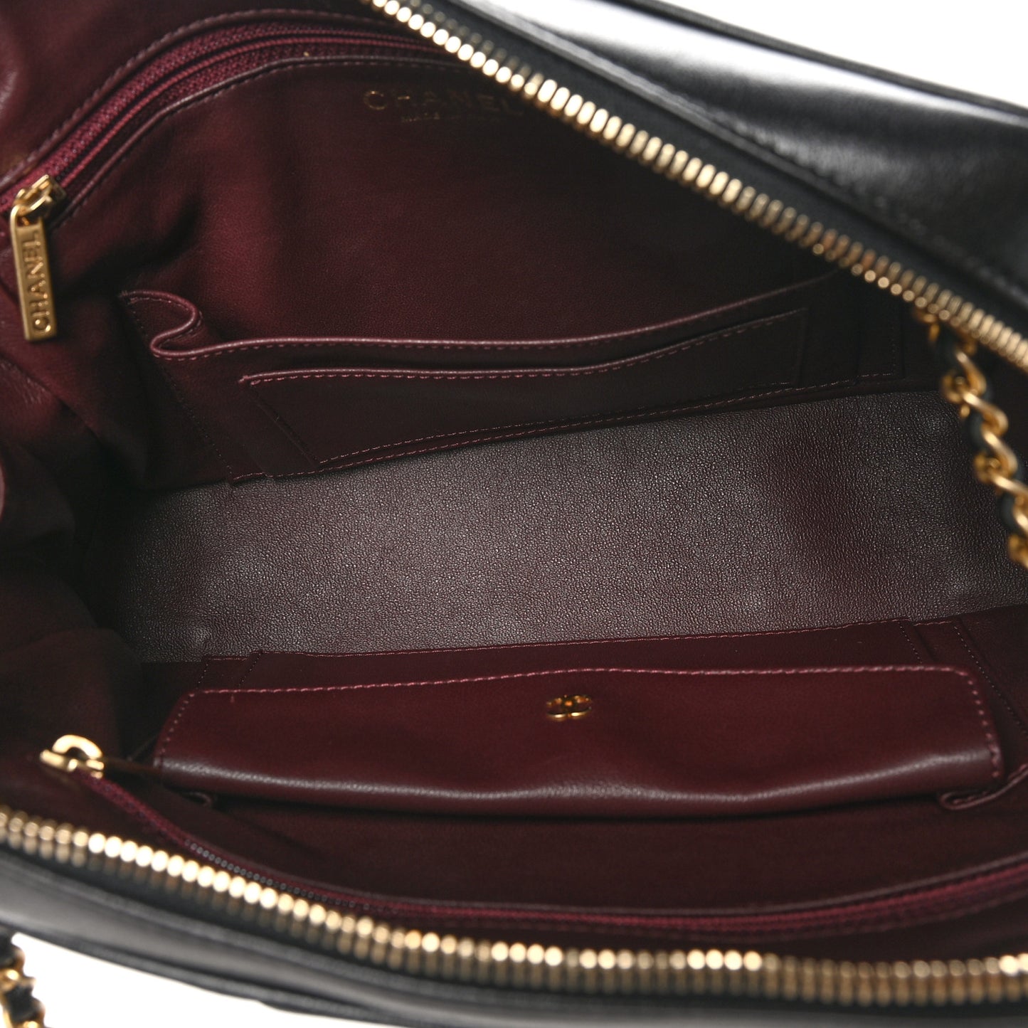 Lambskin Quilted Coco Vintage Camera Case Black