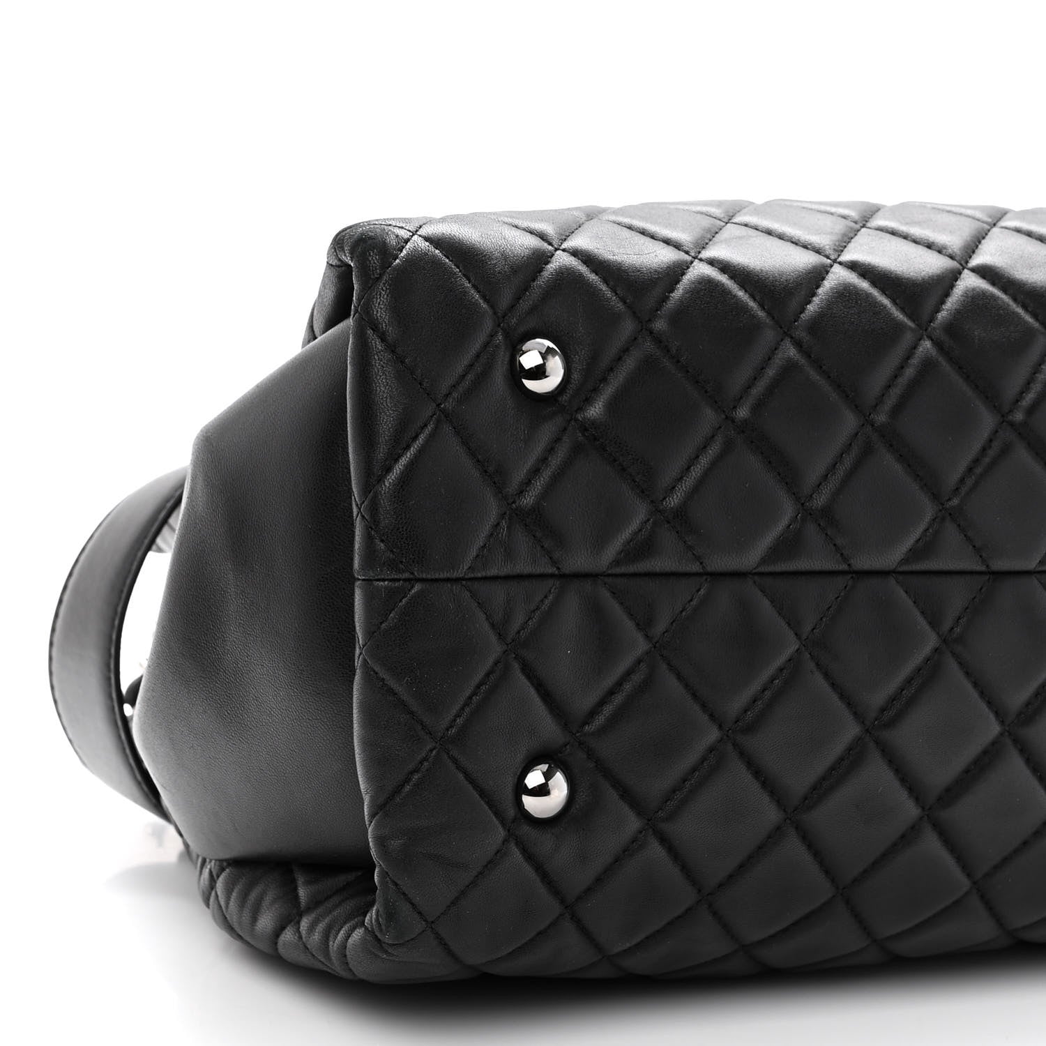 Chanel Lambskin Quilted Coco Loop Tote Black 10 of 14