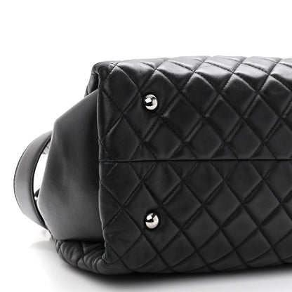 Chanel Lambskin Quilted Coco Loop Tote Black 10 of 14