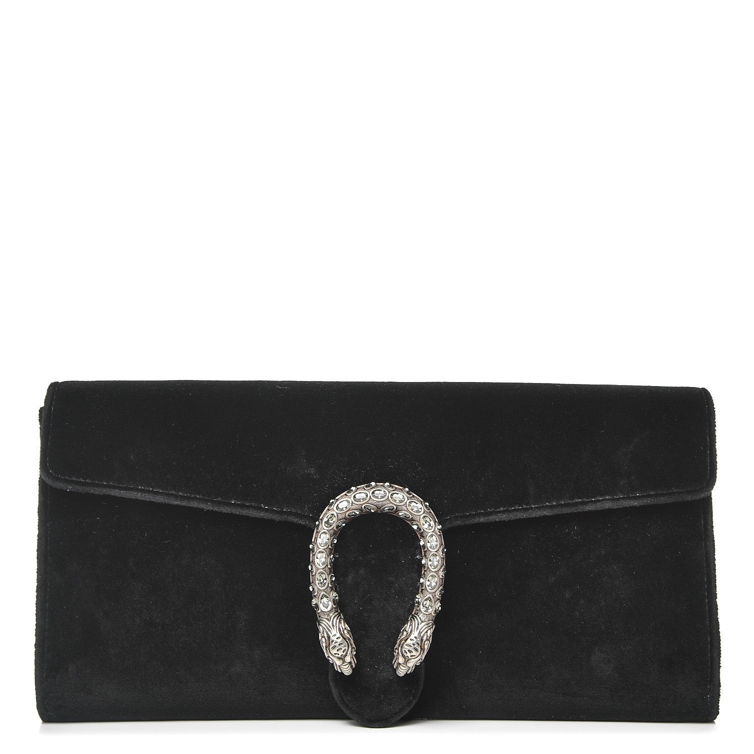 Gucci Suede Dionysus Clutch Nero Black 1 of 14