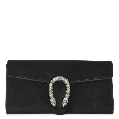 Gucci Suede Dionysus Clutch Nero Black 1 of 14