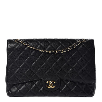 Chanel Caviar Quilted Maxi Single Flap Black 1 of 11
