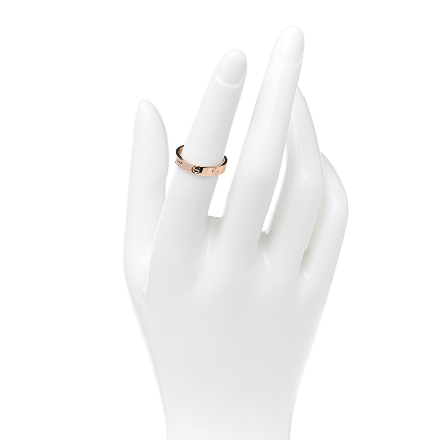 Cartier 18K Pink Gold 3.5mm LOVE Wedding Band Ring 52 6 2 of 4