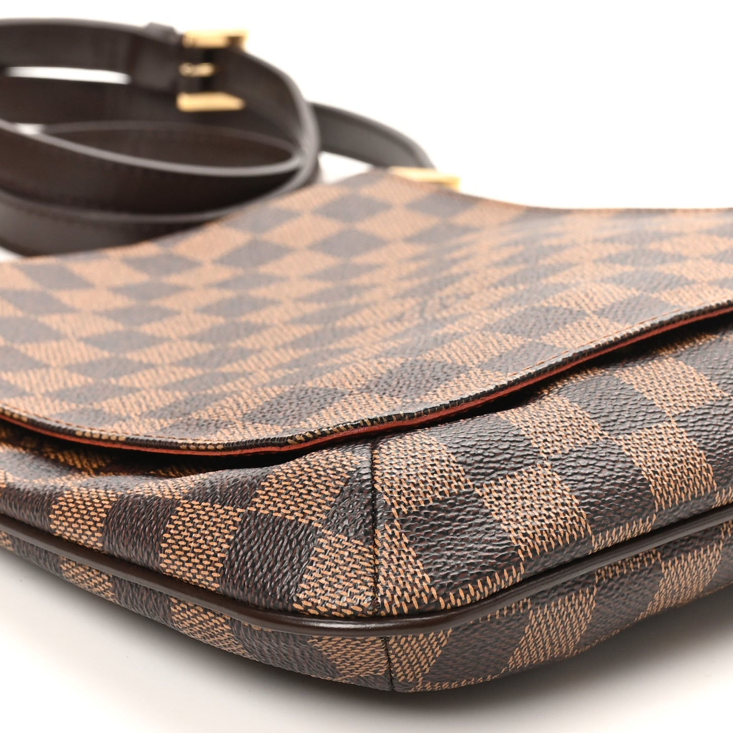 Damier Ebene Musette Salsa Long Strap