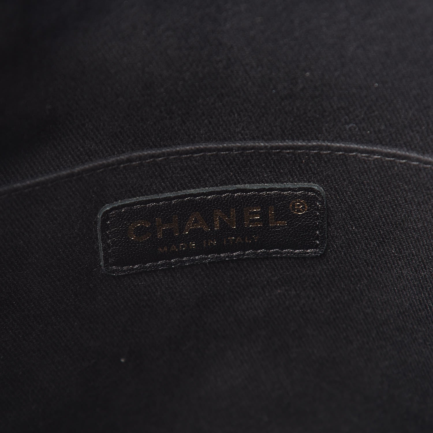 Chanel Crumpled Grained Calfskin Zip and Carry Shopping Tote Black 6 of 10