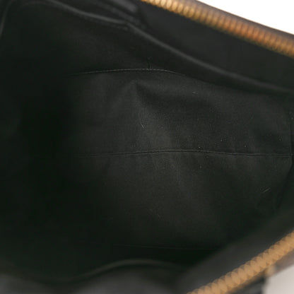 Louis Vuitton Damier Ebene Odeon Tote MM Black 5 of 10