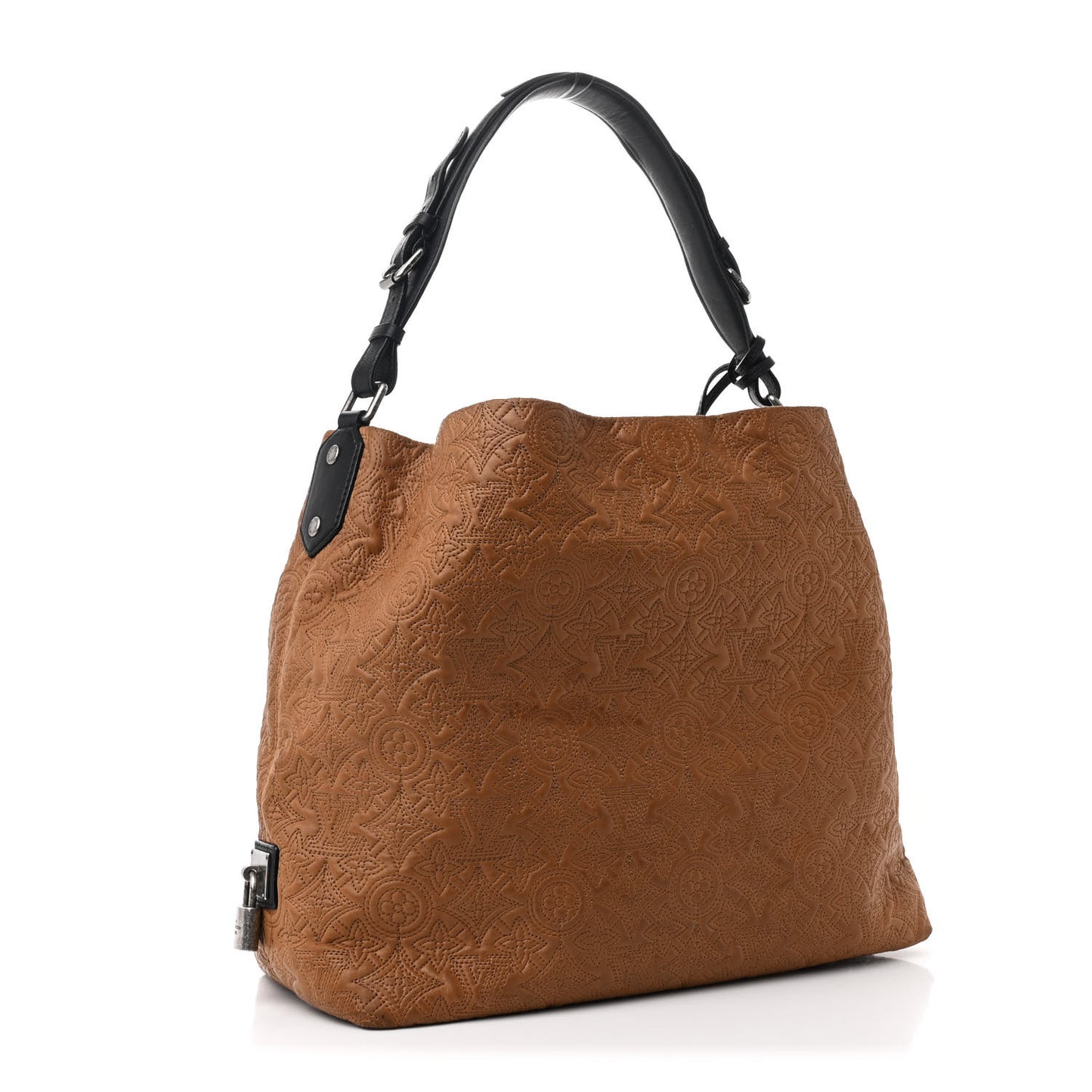 Monogram Lambskin Antheia Hobo PM Caramel