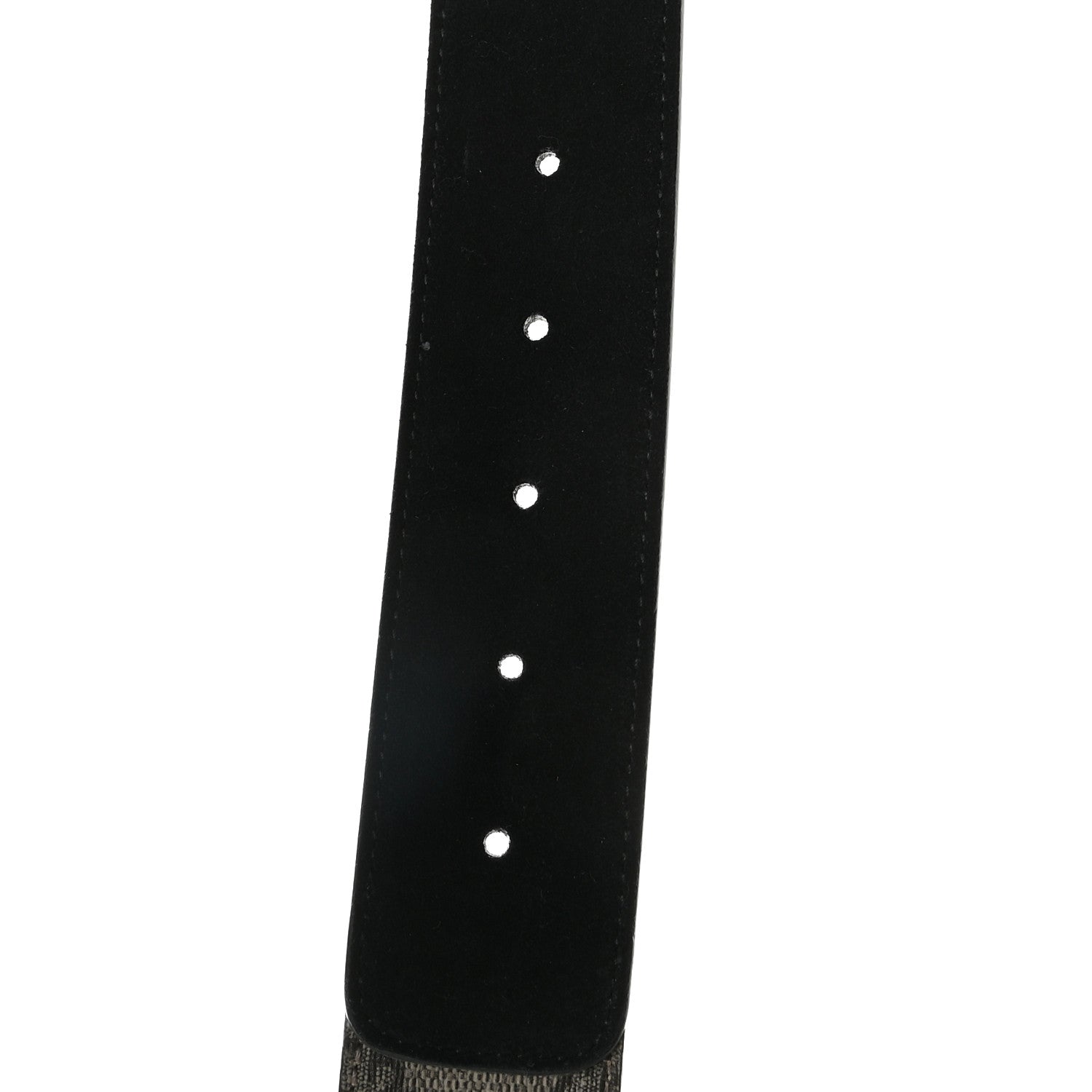 Gucci GG Supreme Monogram Suede Dionysus 40mm Belt 80 32 Beige Black 5 of 5