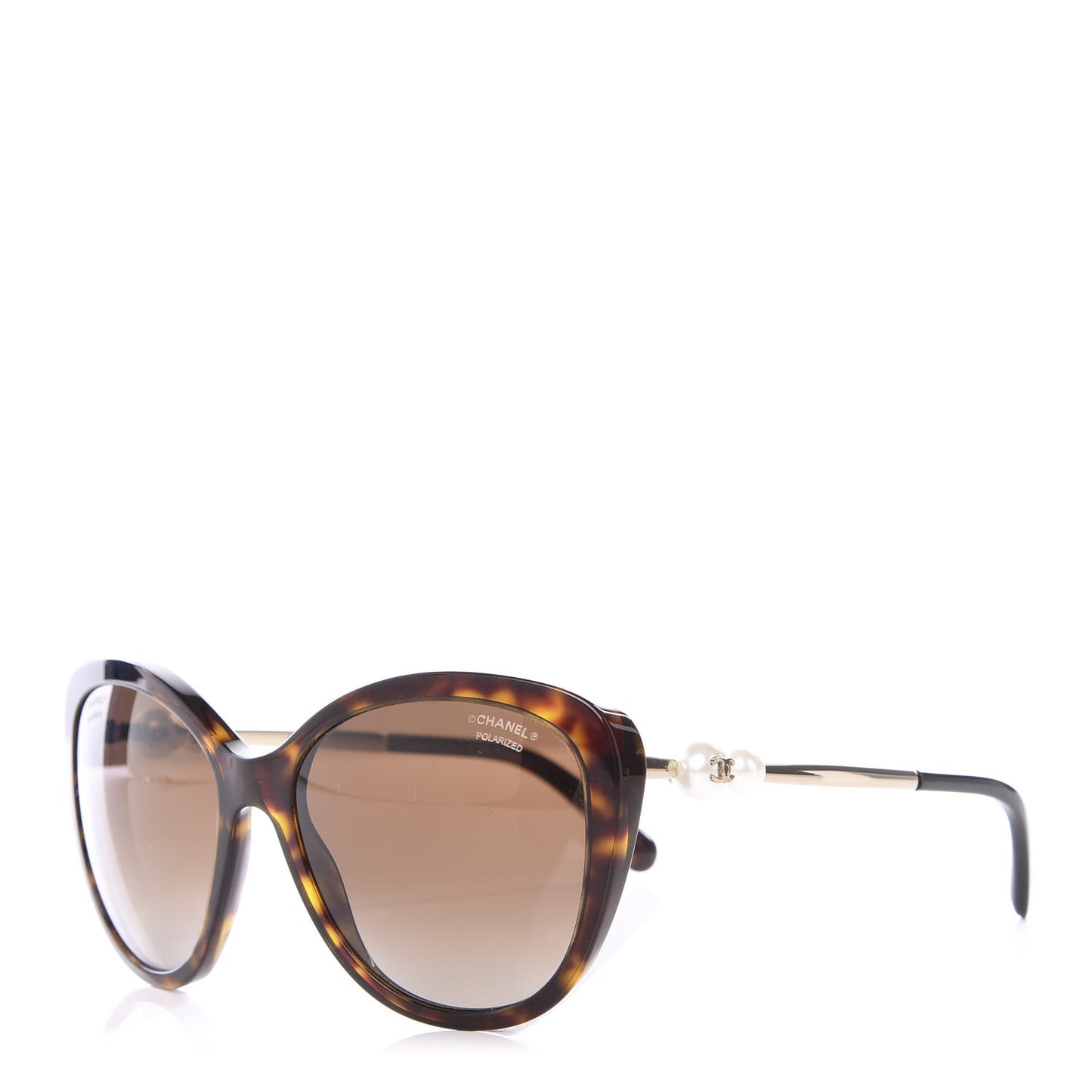 Cat Eye Pearl Sunglasses 5340-H Tortoise