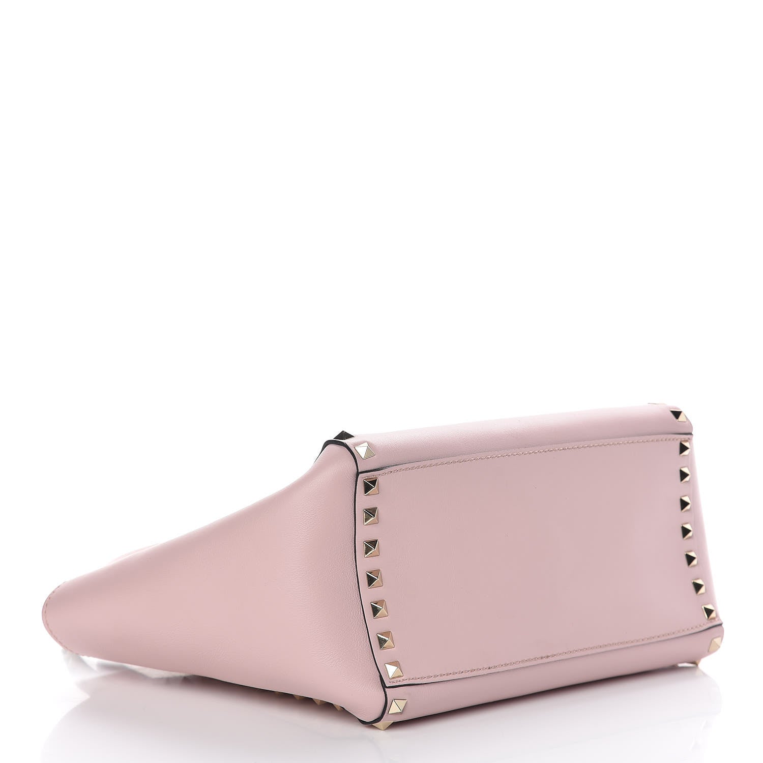 Valentino Garavani Vitello Small Rockstud Double Handle Tote Water Rose 4 of 8