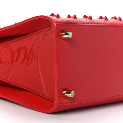 Christian Louboutin Calfskin Spikes Loubinthesky Medium Paloma Red 8 of 9
