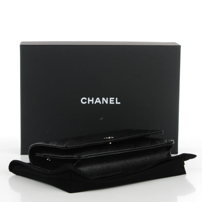 Chanel Caviar Quilted Wallet On Chain WOC Black 4 of 8