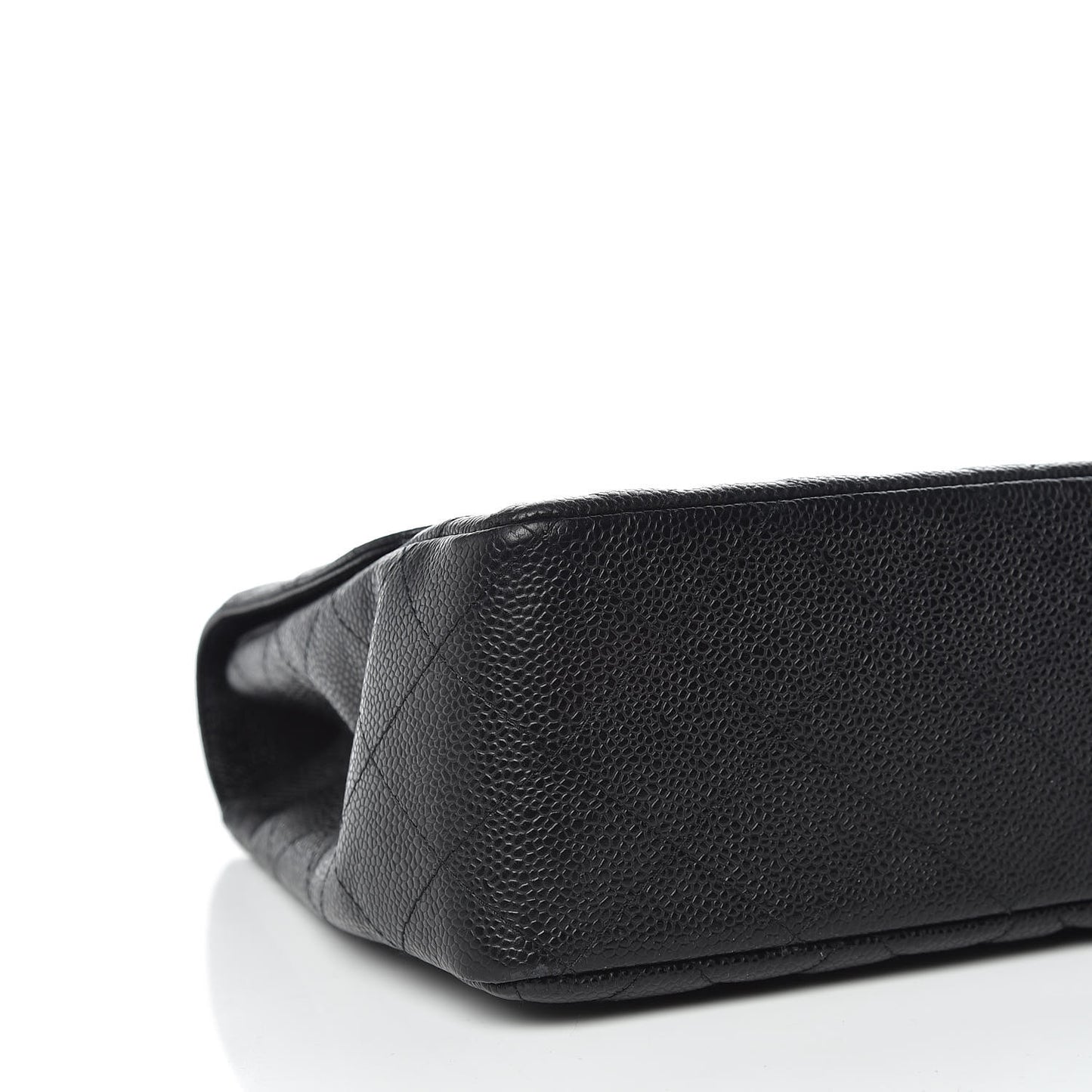Caviar Quilted Jumbo Single Flap Black