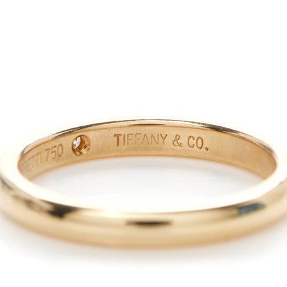 Tiffany 18K Yellow Gold Diamond Elsa Peretti Band Ring 53 6.25 5 of 5