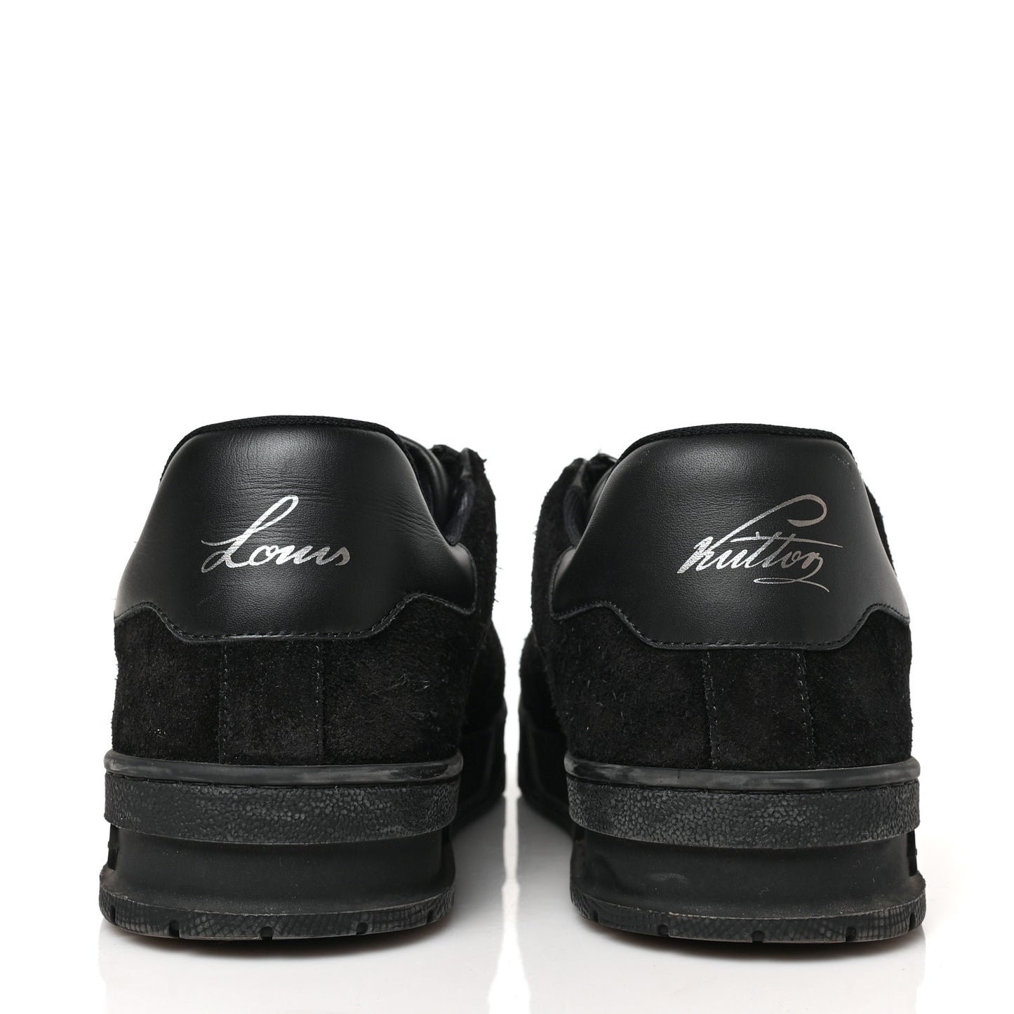 Suede Uniform Sneakers 6.5 Black