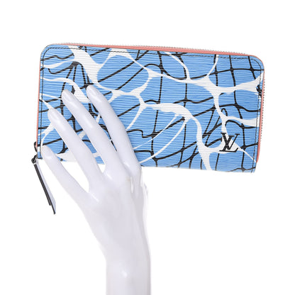Louis Vuitton Epi Zippy Wallet Aqua 2 of 9