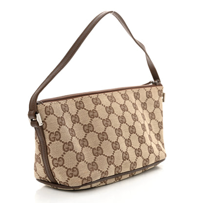 Gucci Monogram Boat Pochette Brown 3 of 12