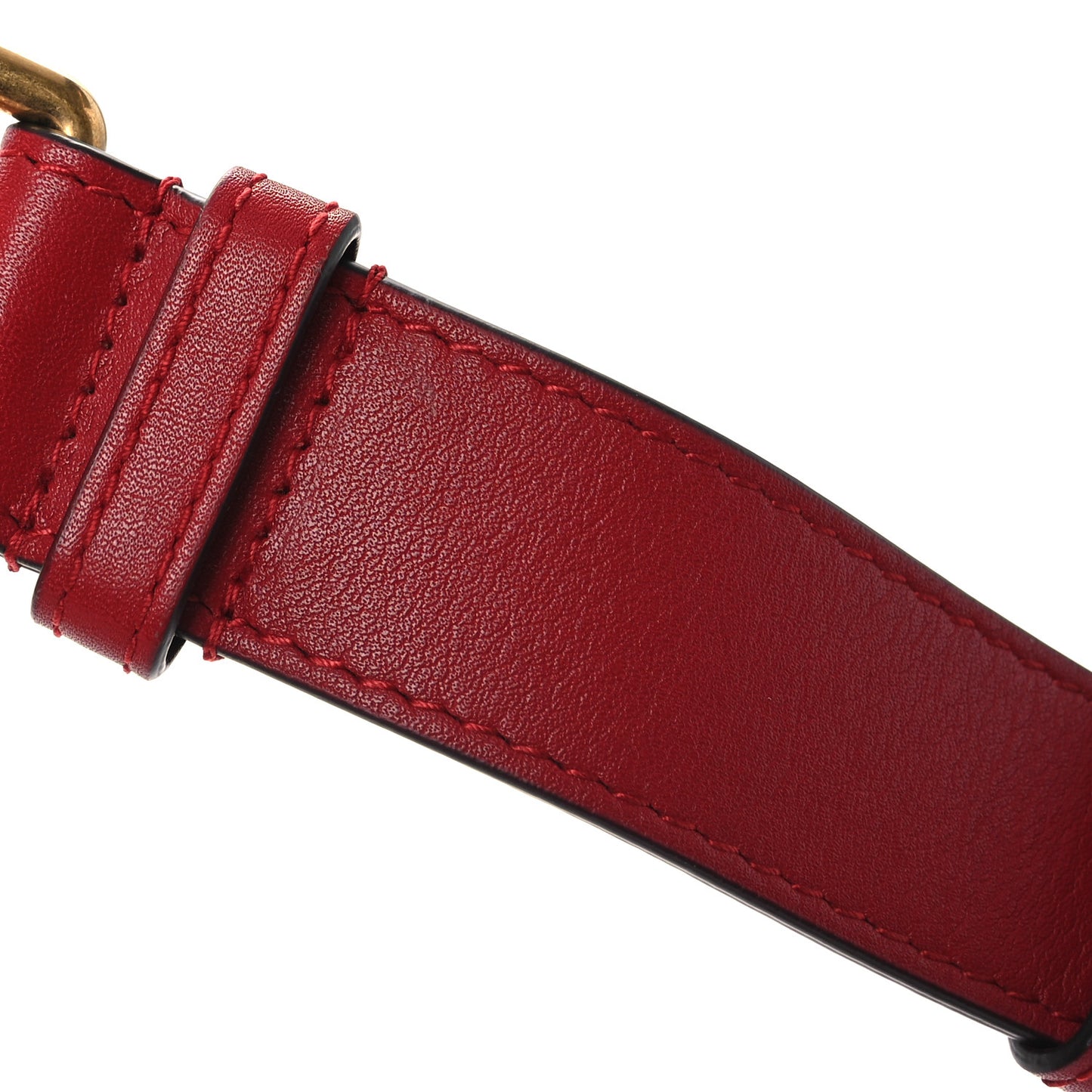 Calfskin Matelasse GG Marmont Belt Bag 95 38 95 38 Hibiscus Red