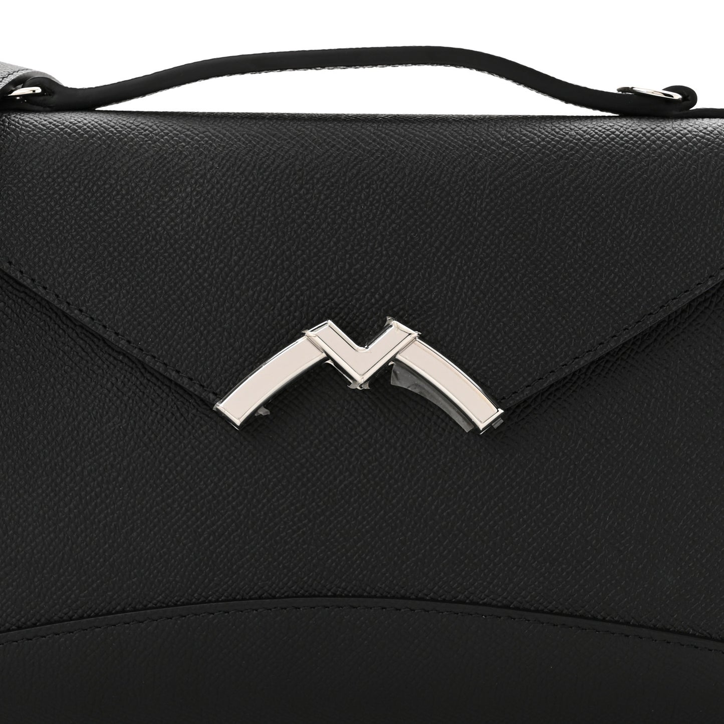Carat Calfskin Gabrielle Clutch Black